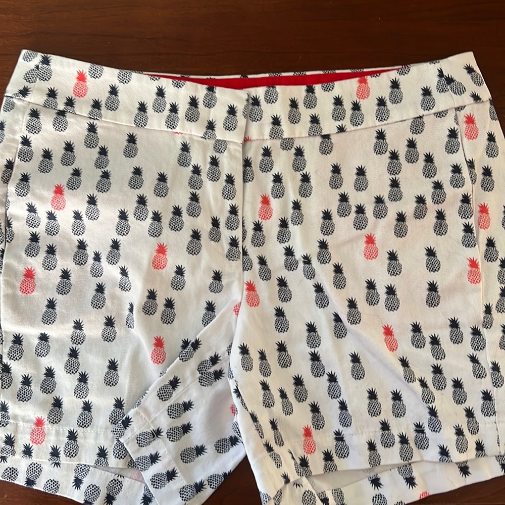 J. Crew Pineapple print shorts SZ 4